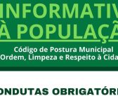 ANAJÁS MAIS LIMPA E ORGANIZADA: CONHEÇA SEUS DIREITOS E DEVERES NO CÓDIGO DE POSTURA!