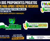 LISTAGEM DOS APROVADOS E NOTAS EDITAL 001/2026